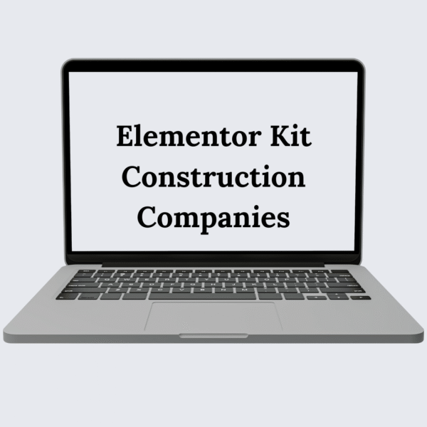 Construction Company Elementor Template Kit